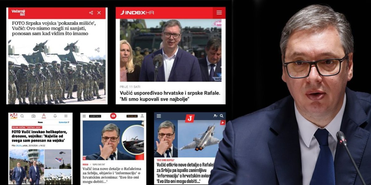 „Srpska vojska pokazala mišiće“: Hrvatski mediji ljubomorni, svi pišu o demonstraciji moći na aerodromu u Batajnici!