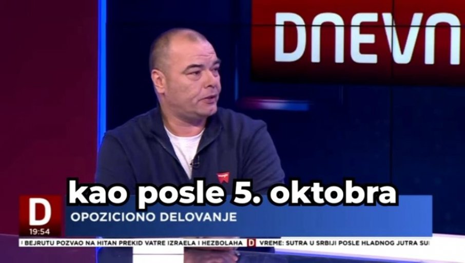 Neću imati milosti, biće kao posle 5. oktobra