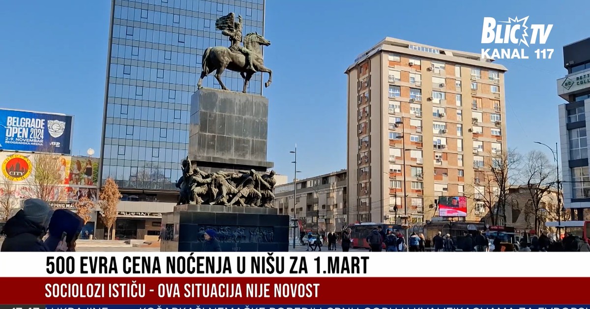 Nišlije nude besplatan smeštaj za studente, a cene stanova na dan i do 600 evra: Stanodavac Dušan Milić za „Blic TV“: “ To je moje pravo“