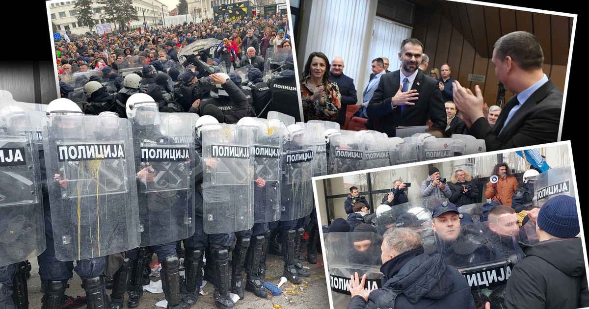 Žarko Mićin izabran za gradonačelnika Novog Sada: Demonstranti gađaju policiju jajima ispred skupštine